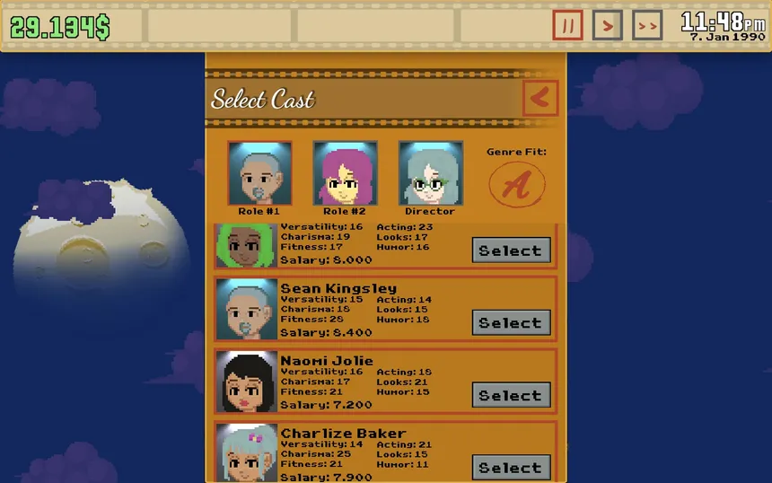 Скриншот 4 к игре Movie Tycoon Simulator 2020