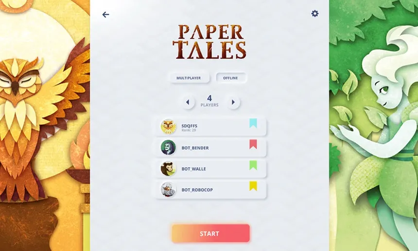 Скриншот 6 к игре Paper Tales - Catch Up Games