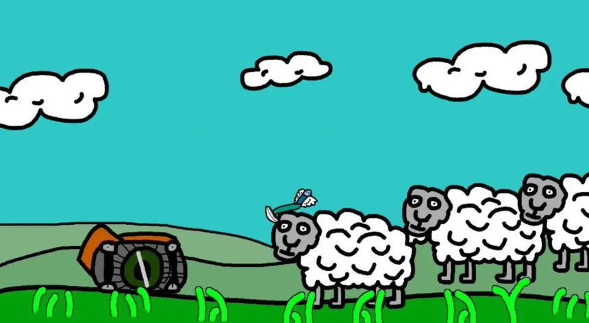 Скриншот 1 к игре Sheep Cutter