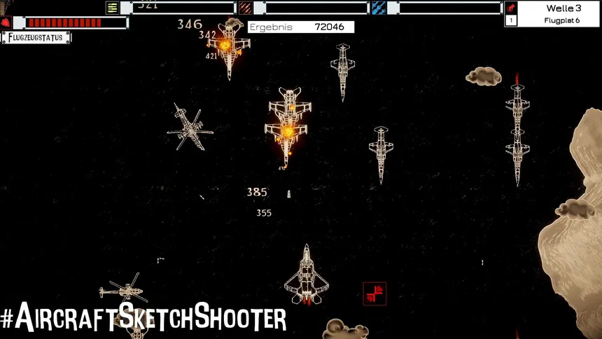 Скриншот 3 к игре Aircraft Sketch Shooter