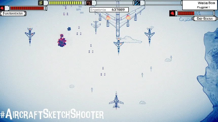 Скриншот 4 к игре Aircraft Sketch Shooter