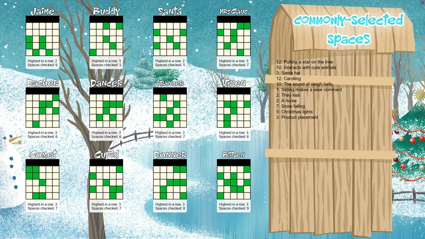 Скриншот 2 к игре Christmas Movie Bingo