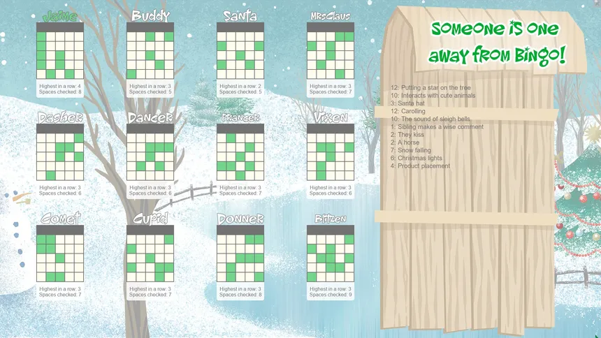 Скриншот 3 к игре Christmas Movie Bingo