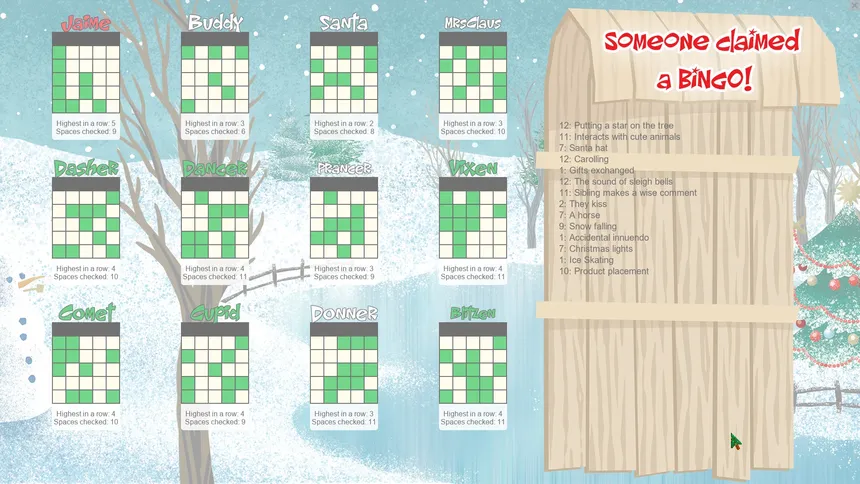 Скриншот 4 к игре Christmas Movie Bingo