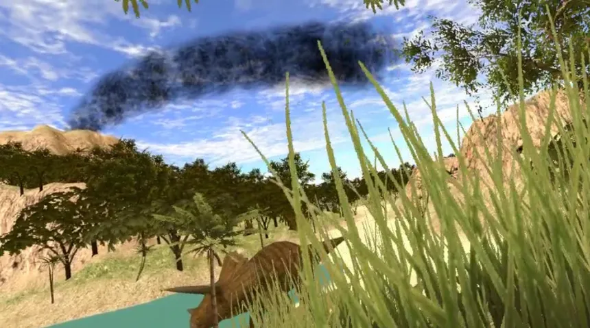 Скриншот 1 к игре VR Jurassic Escape