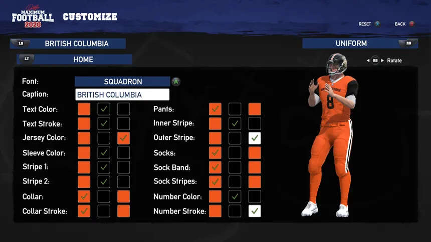 Скриншот 8 к игре Doug Flutie's Maximum Football 2020