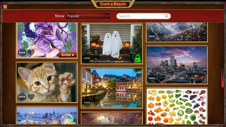 Скриншот 3 к игре Puzzle Together Multiplayer Jigsaw Puzzles