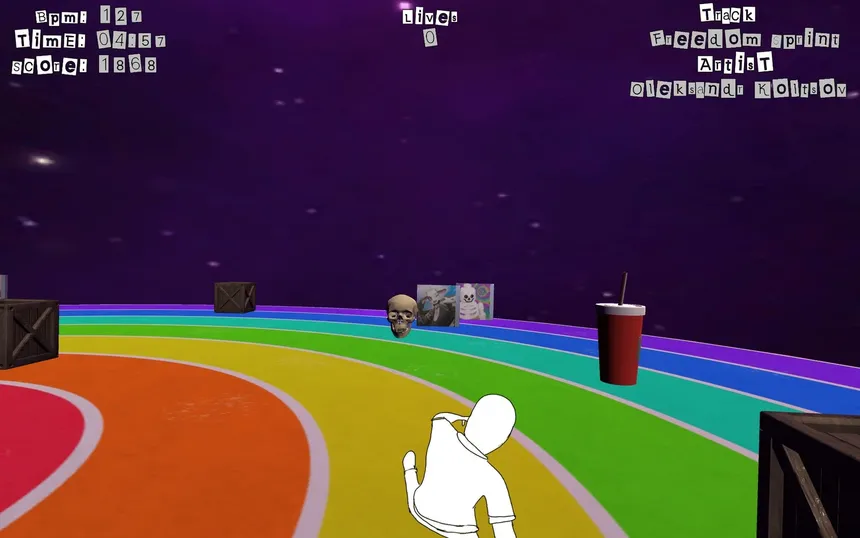 Скриншот 4 к игре The Infinite Trial of a Hopeless Man Running