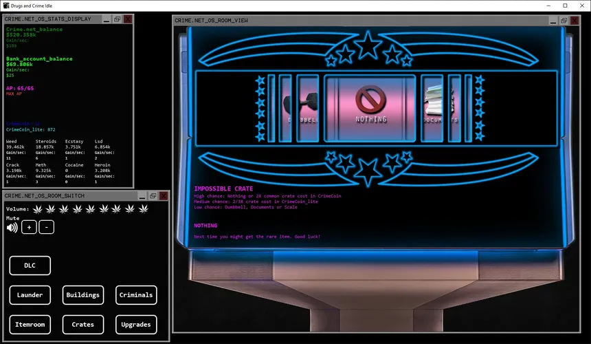 Скриншот 2 к игре Drugs and Crime Idle