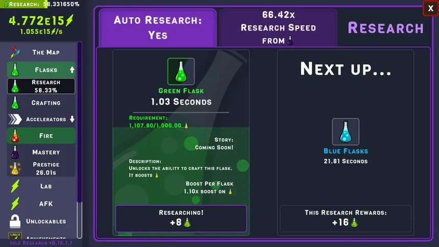 Скриншот 1 к игре Idle Research