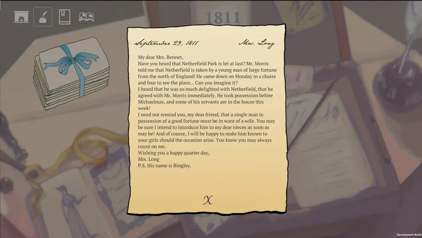 Скриншот 5 к игре Playing Pride & Prejudice 1: An Austen Armoire