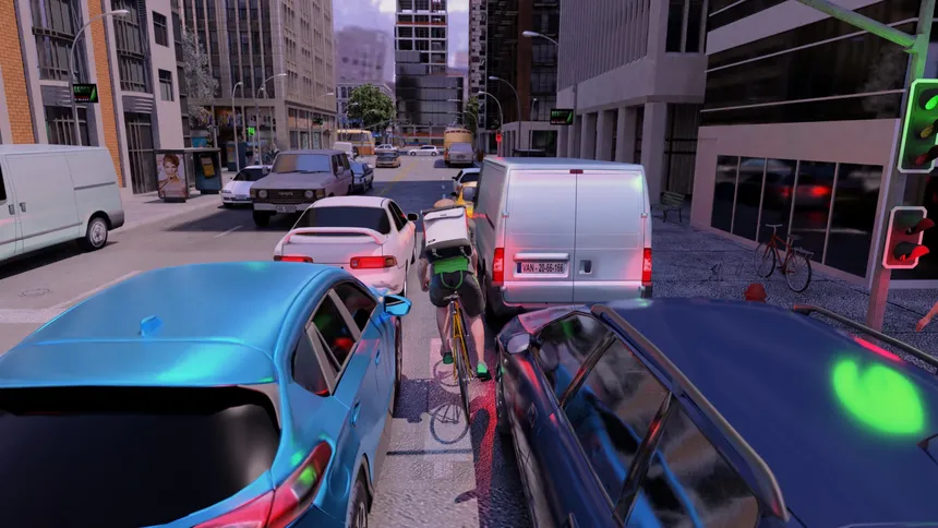 Скриншот 1 к игре Bike Messenger