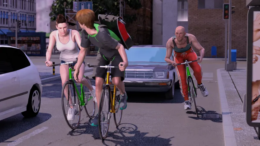 Скриншот 2 к игре Bike Messenger