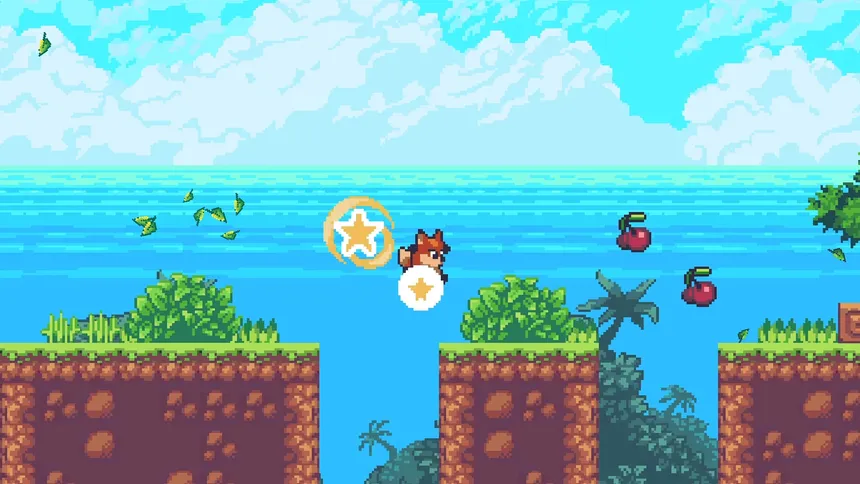 Скриншот 1 к игре Beastie Land: Fast-Paced 2D Platformer Adventure
