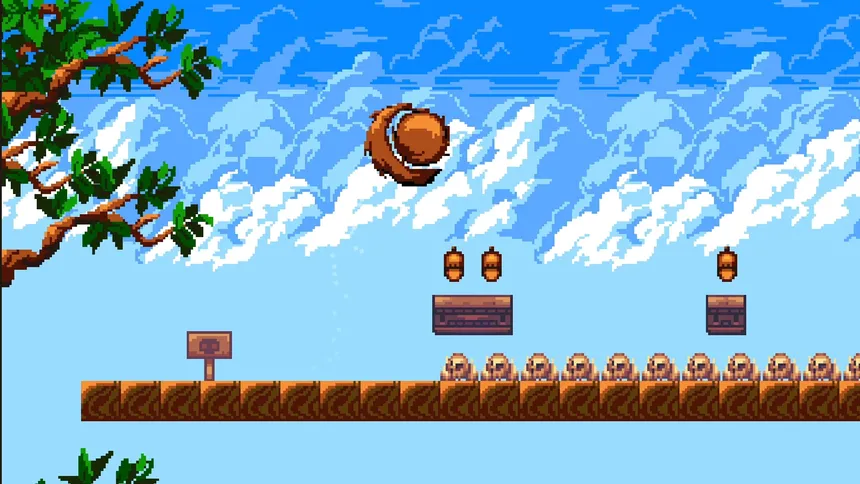 Скриншот 3 к игре Beastie Land: Fast-Paced 2D Platformer Adventure