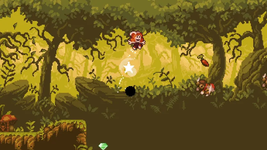 Скриншот 6 к игре Beastie Land: Fast-Paced 2D Platformer Adventure