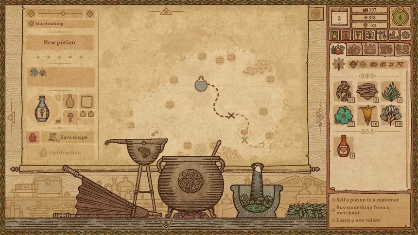 Скриншот 1 к игре Potion Craft: Alchemist Simulator