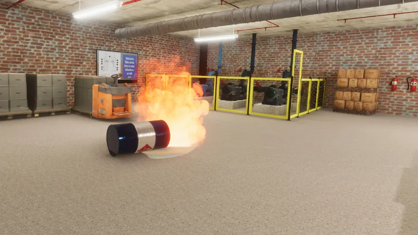 Скриншот 4 к игре Fire Protection Training Simulator