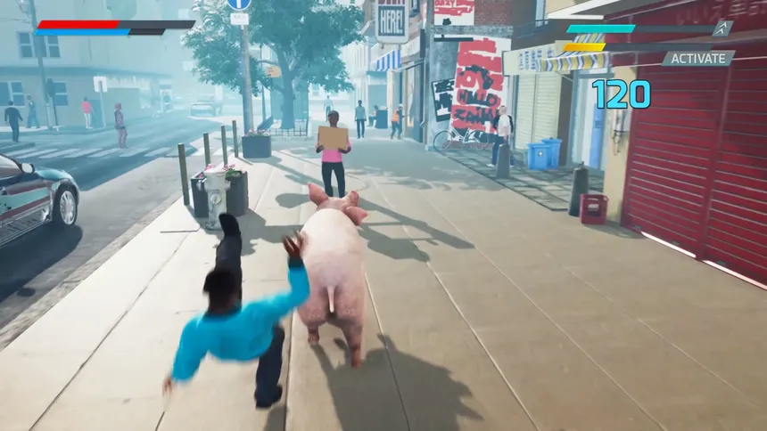 Скриншот 3 к игре Pig Skater Simulator