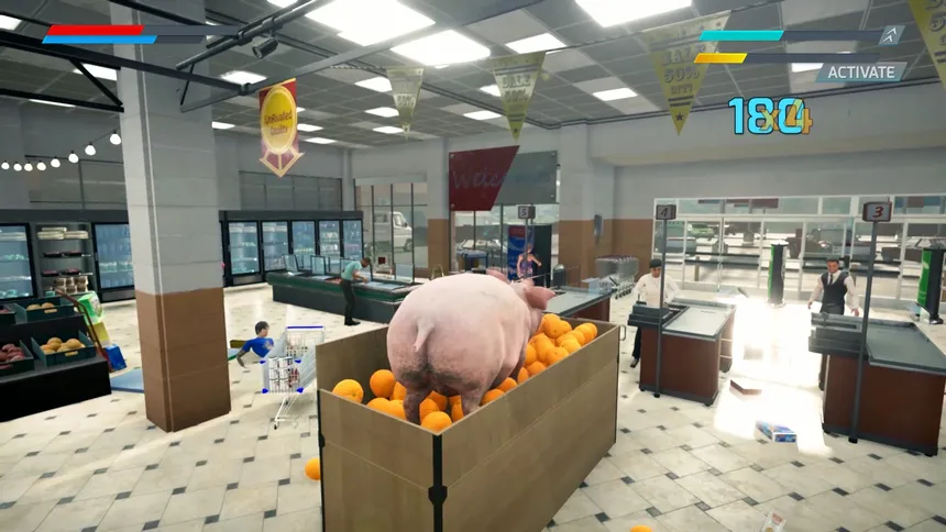 Скриншот 6 к игре Pig Skater Simulator