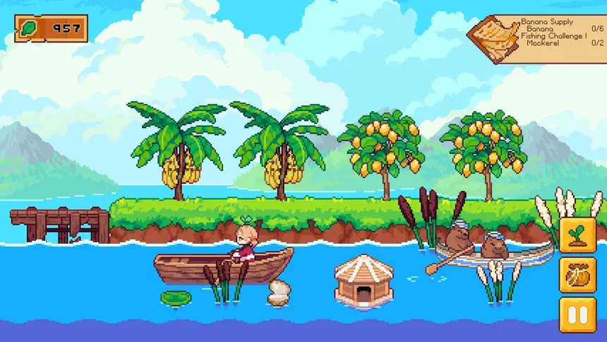 Скриншот 1 к игре Luna's Fishing Garden