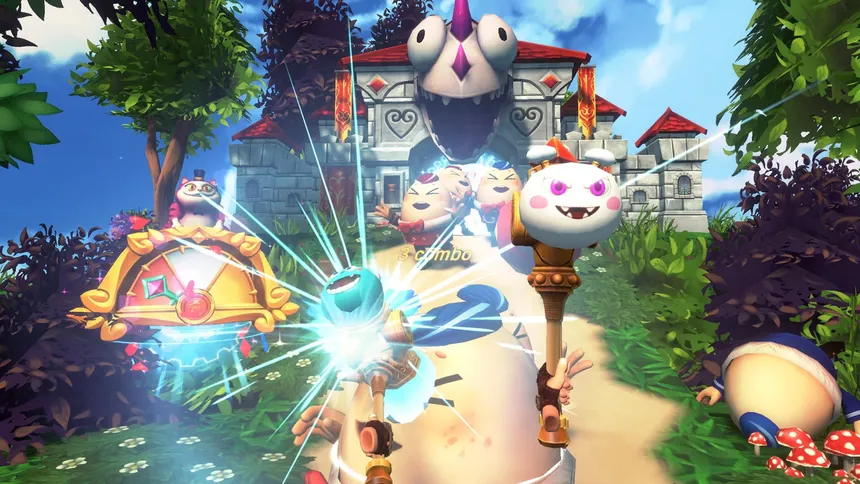 Скриншот 1 к игре Kooring VR Wonderland : Heart Castle Crush