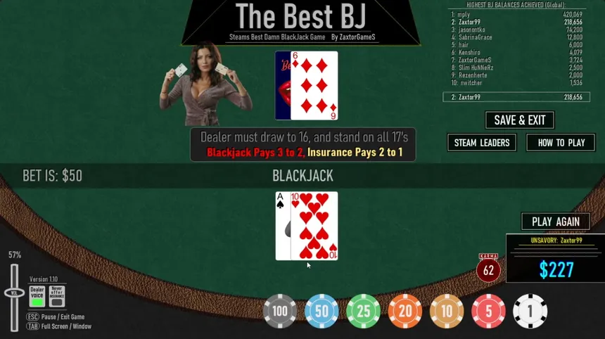 Скриншот 2 к игре The Best BJ