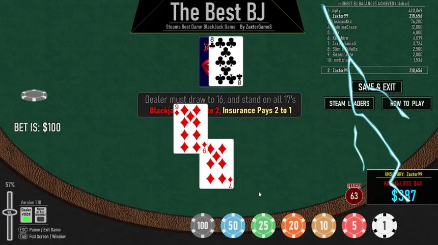 Скриншот 6 к игре The Best BJ