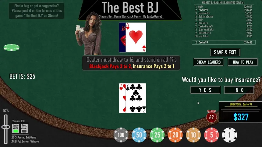 Скриншот 8 к игре The Best BJ