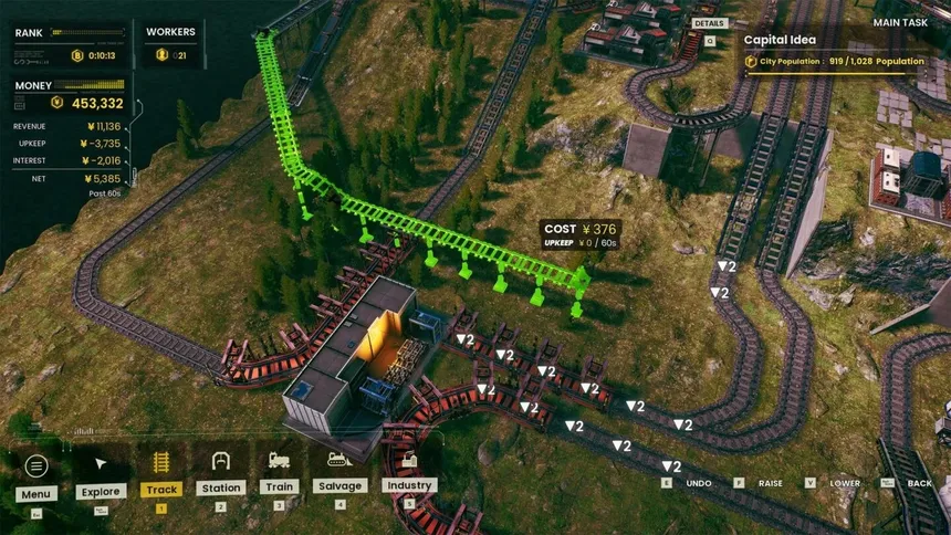 Скриншот 1 к игре Railgrade