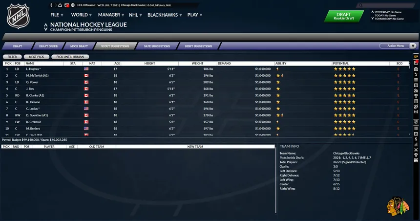 Скриншот 3 к игре Franchise Hockey Manager 7