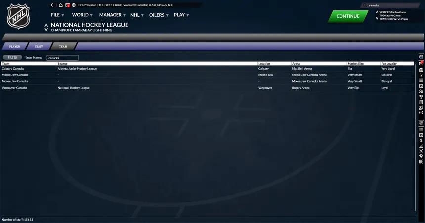 Скриншот 4 к игре Franchise Hockey Manager 7