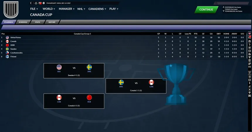 Скриншот 8 к игре Franchise Hockey Manager 7