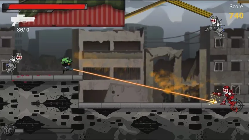 Скриншот 1 к игре BATTLE ARENA: Robot Apocalypse