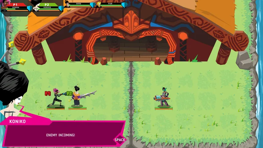 Скриншот 3 к игре Grid Force Saga - Mask of the Goddess First Boot Demo