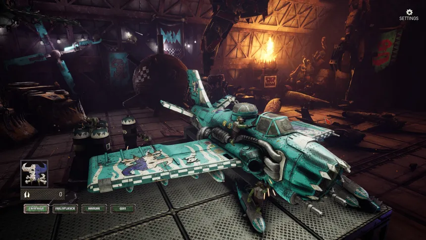 Скриншот 2 к игре Warhammer 40,000: Dakka Squadron - Flyboyz Edition