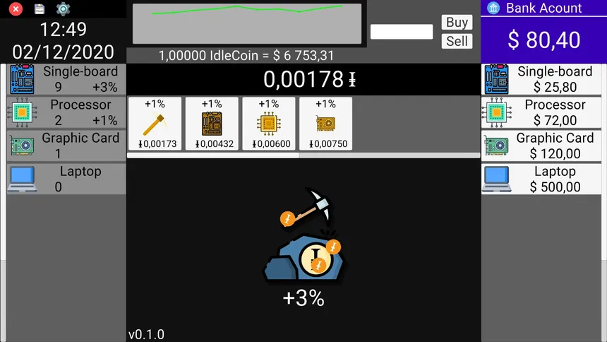 Скриншот 3 к игре IdleCoin