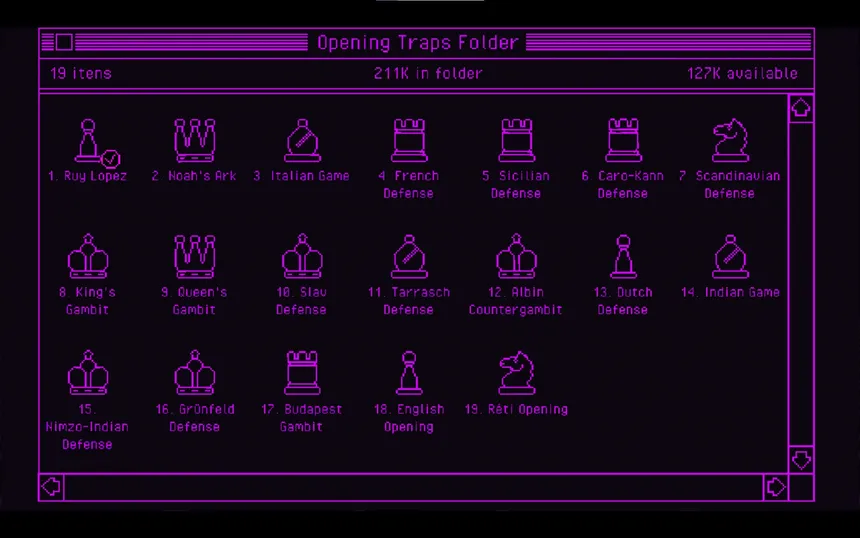 Скриншот 1 к игре BOT.vinnik Chess: Opening Traps