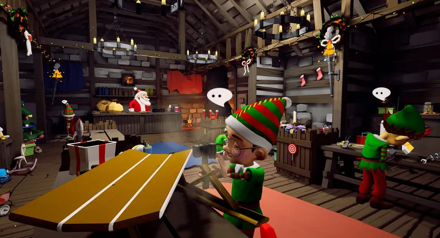 Скриншот 2 к игре Fun Christmas Santa VR