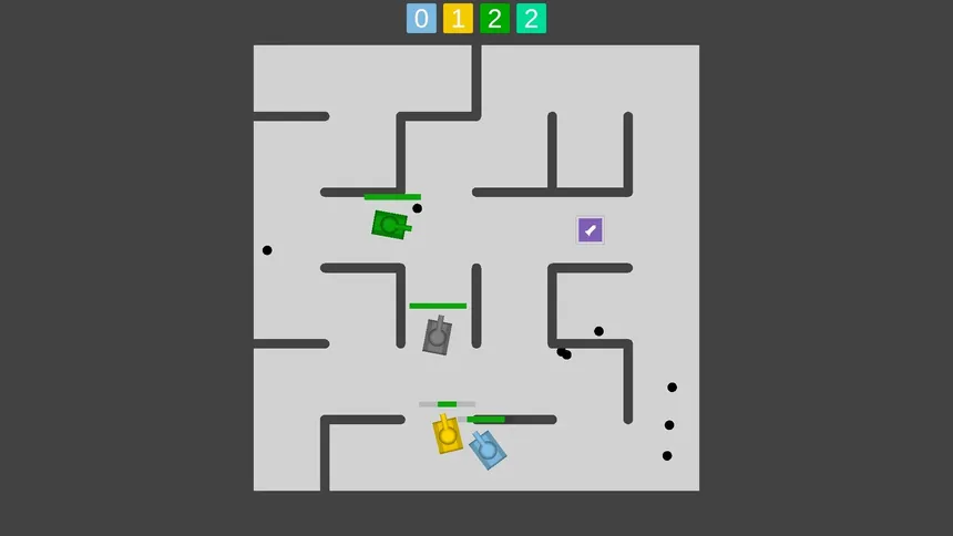 Скриншот 1 к игре Tanks in Labyrinth