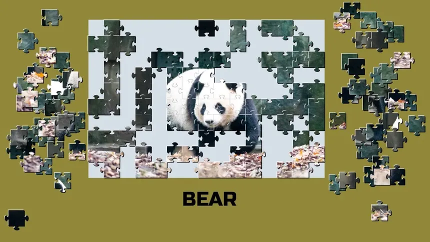 Скриншот 1 к игре Learning jigsaw - Animals