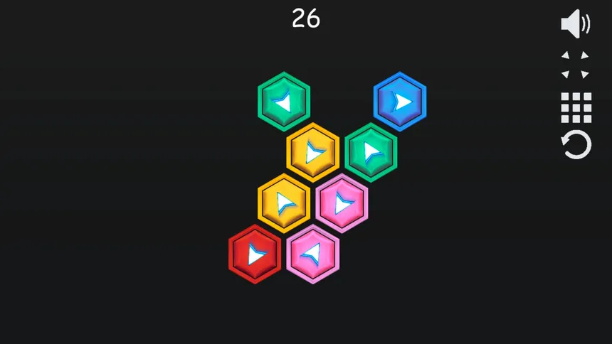 Скриншот 1 к игре Hexagon puzzle