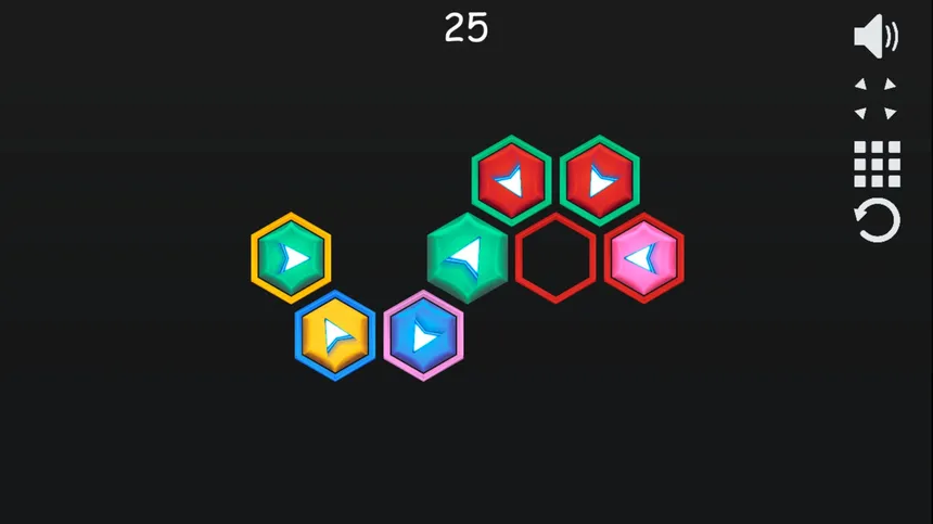 Скриншот 2 к игре Hexagon puzzle