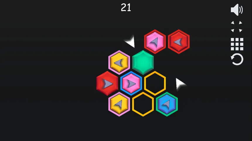 Скриншот 3 к игре Hexagon puzzle