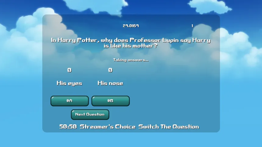 Скриншот 4 к игре Chat Millions - Stream Quiz Game