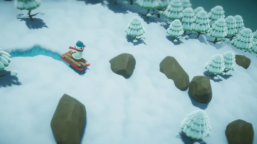Скриншот 1 к игре The Snowman's Journey