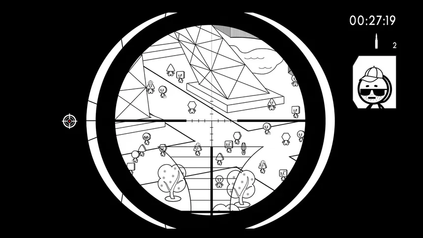 Скриншот 2 к игре Geometric Sniper - Blood in Paris