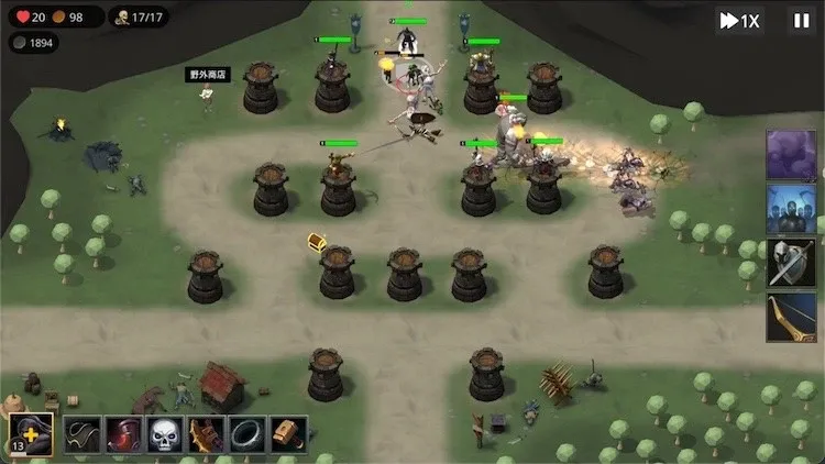 Скриншот 5 к игре Tower Defence Hero - 塔防英雄
