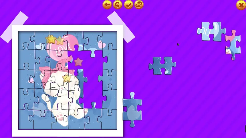 Скриншот 2 к игре Cute animal jigsaw puzzle