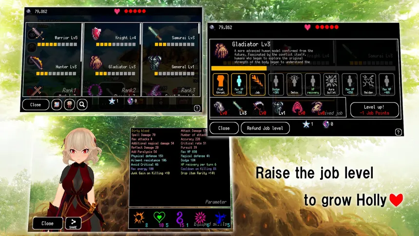 Скриншот 4 к игре B100X - Auto Dungeon RPG